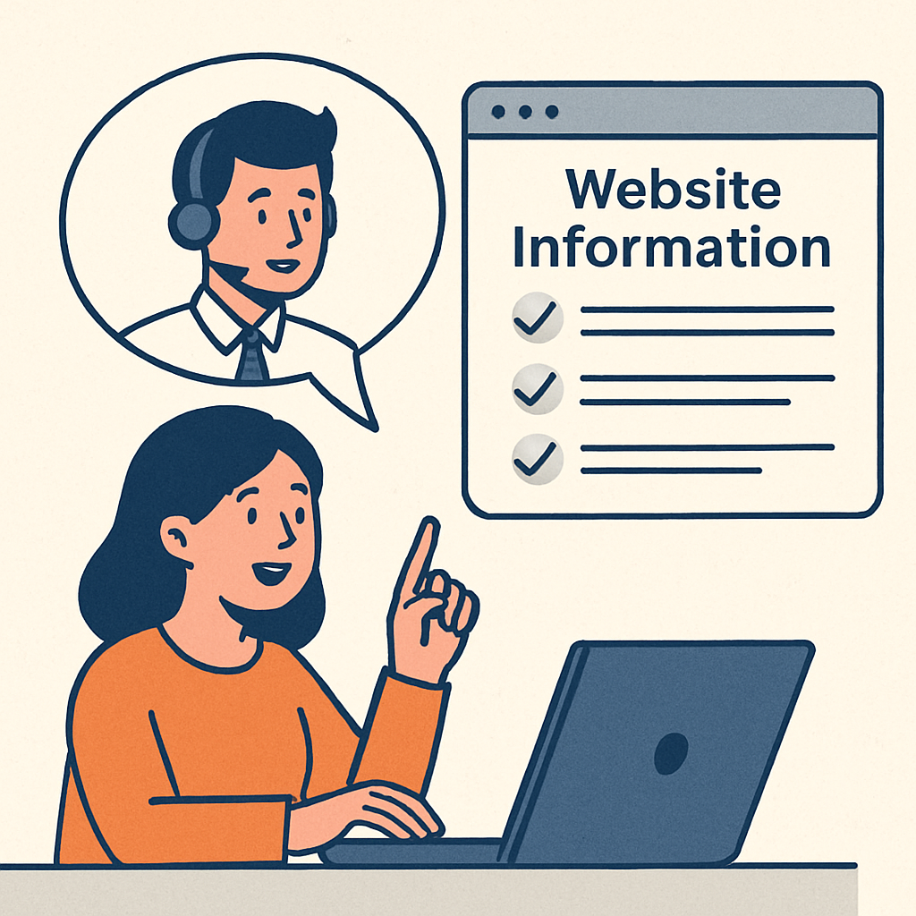 Customers questions was cleared by website information
