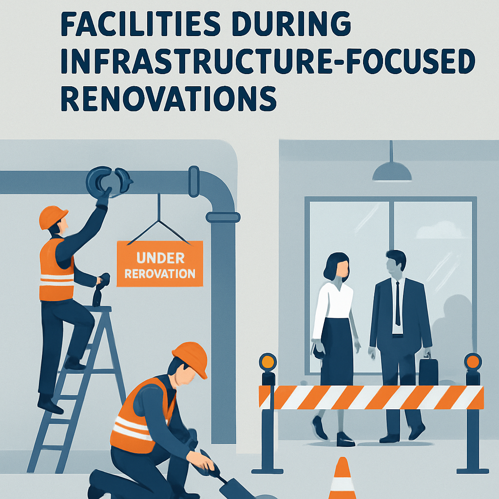 Minimizing disruptions in facilities during infrastructure focussed renovations-1