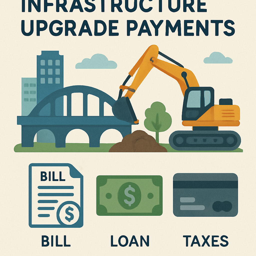 People want to understand what payments will be like for upgrading their infrastructure