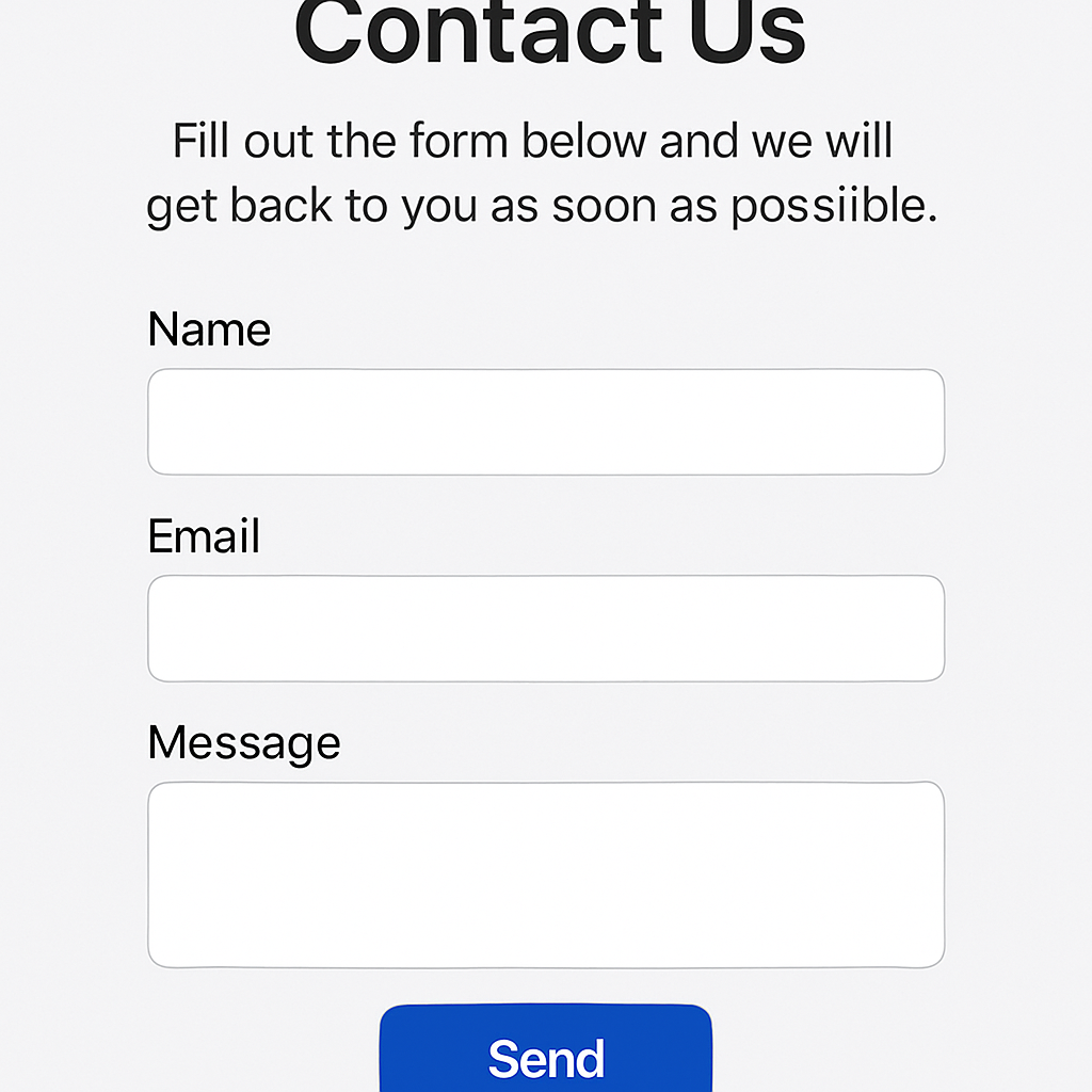 call to action contact form on website-1