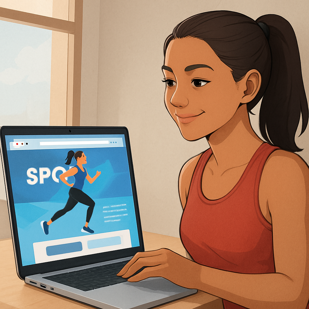 digitalart Athlete goes on website and sees athletic design and is pleased remove the word athletic from the website make it a young women-1