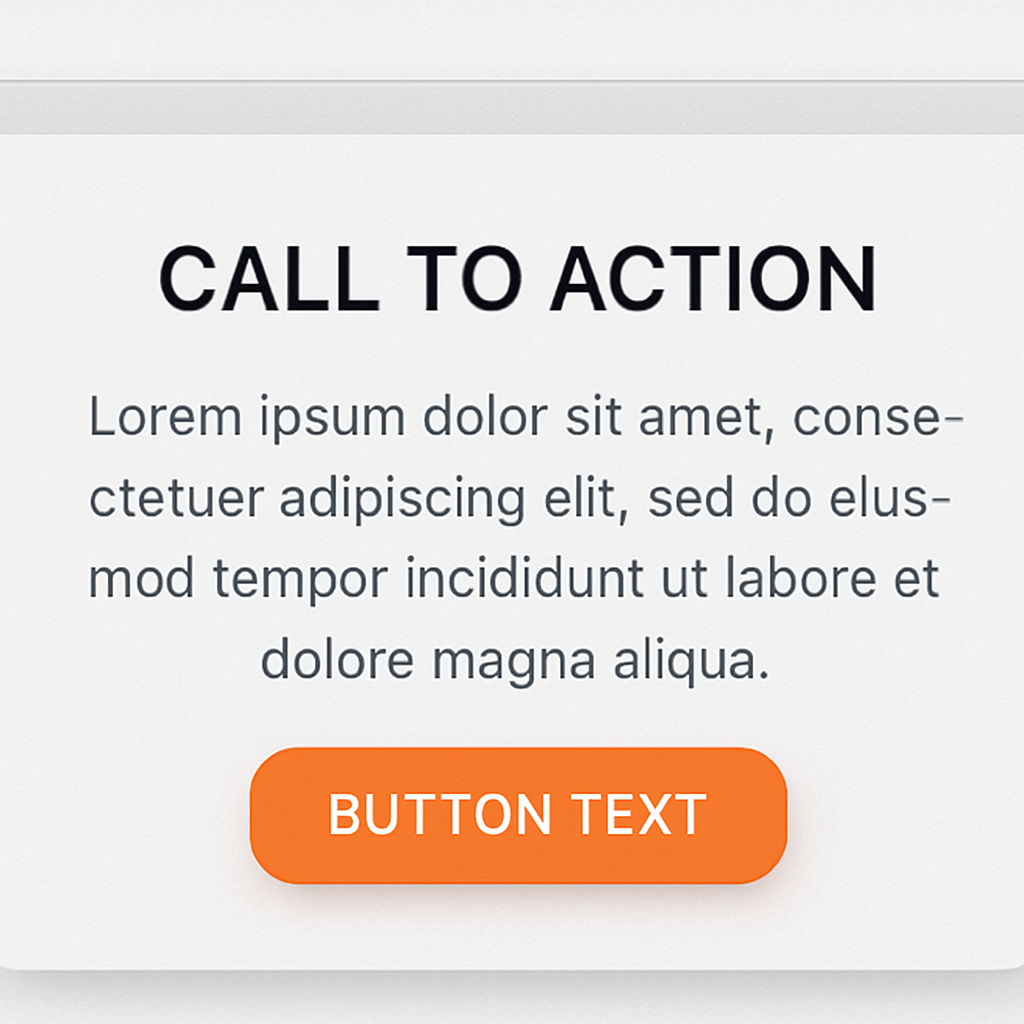 generate a Call to Action button on a webpage