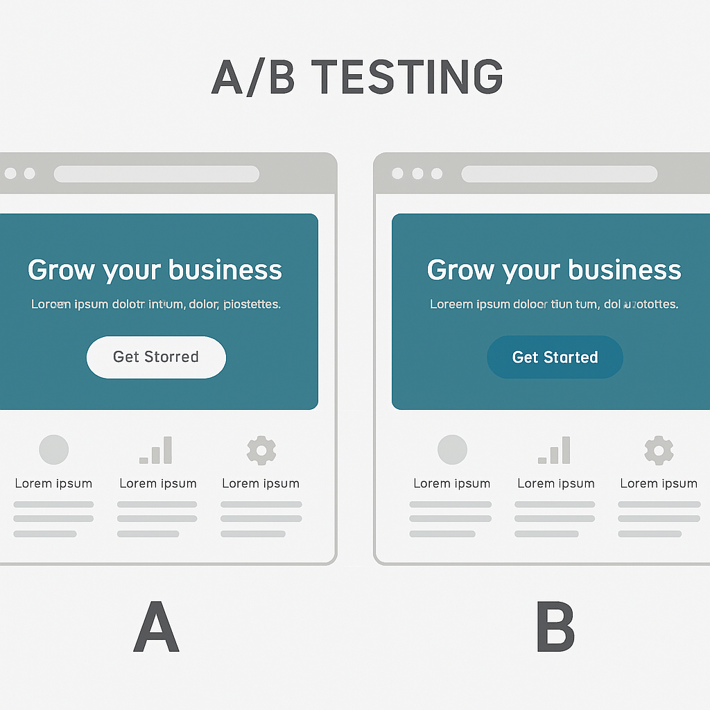 use ab testing on a website