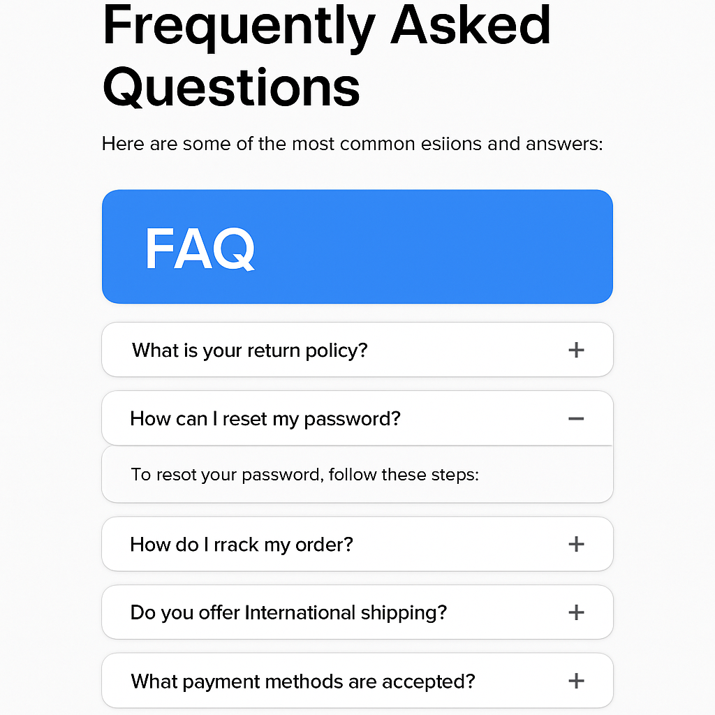 web design creating an frequently asked question-1